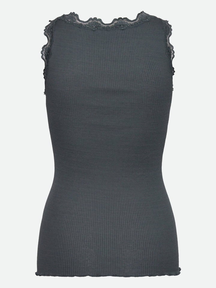 RWBabette Silk SL U-neck Lace Top