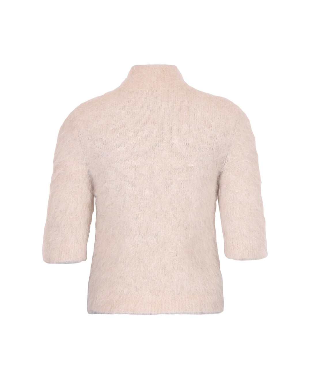 Hairy knit turtleneck