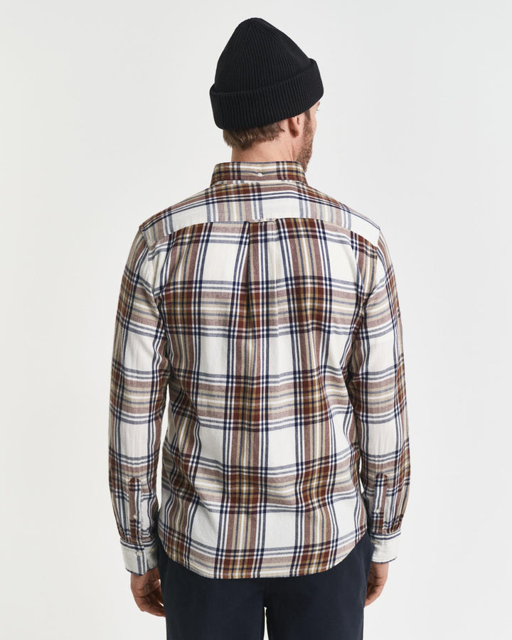 Regular Windblown Flannel Check Shirt