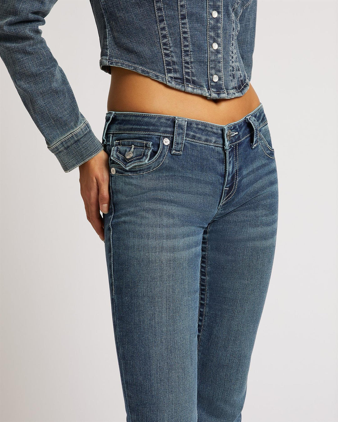 Joey Low Rise Flare Flap