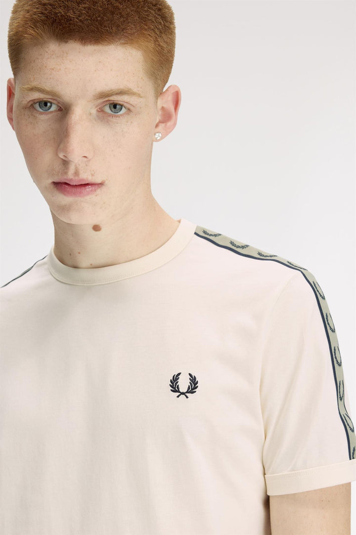 CONTRAST TAPE RINGER T-SHIRT