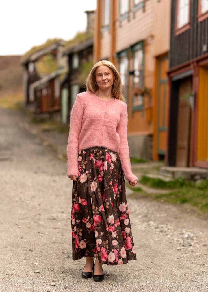 Taffeta Maxi Skirt