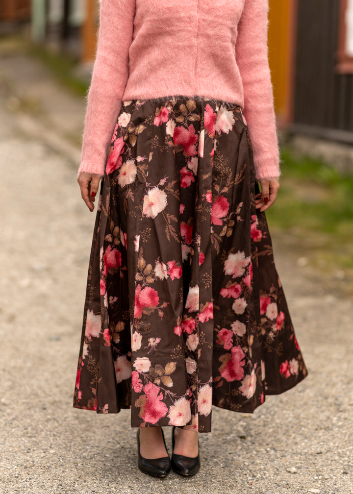 Taffeta Maxi Skirt