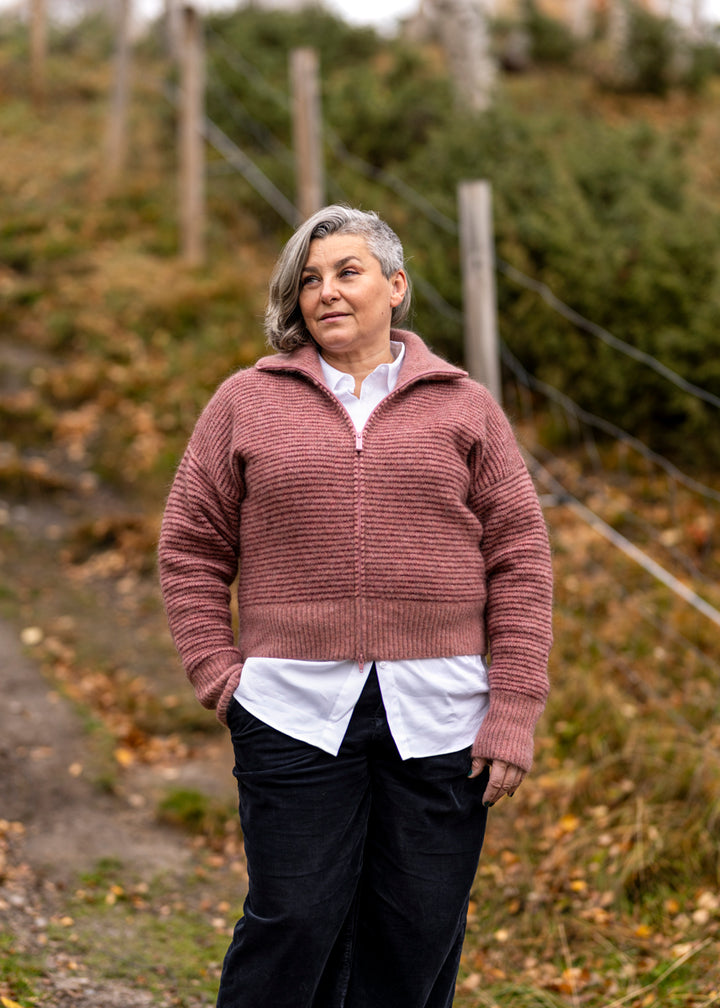 Suzy stripe mohair Cardigan