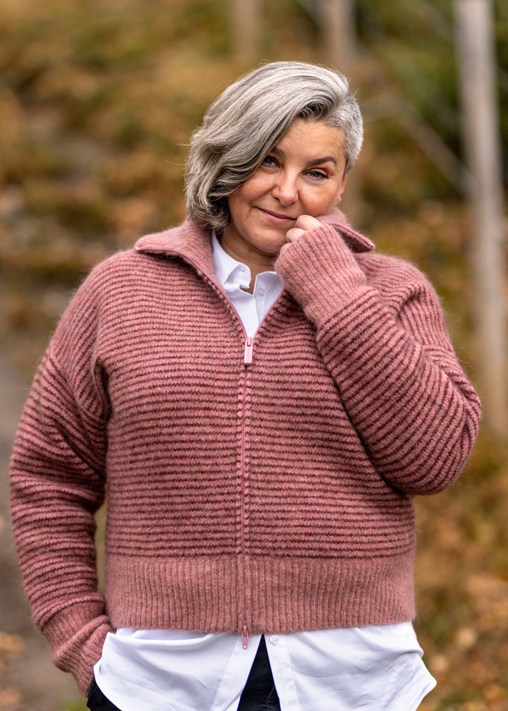 Suzy stripe mohair Cardigan