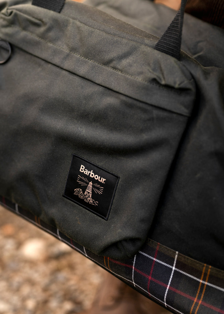 Barbour field Wax Holdall