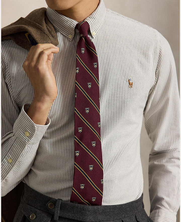 Custom Fit Striped Oxford Shirt