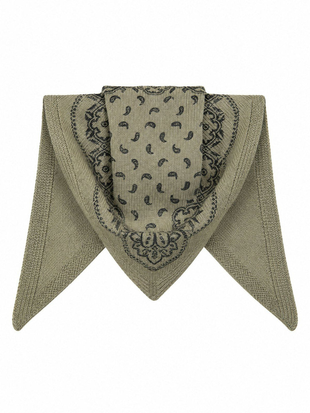 Ariya Paisley Knit Scarf