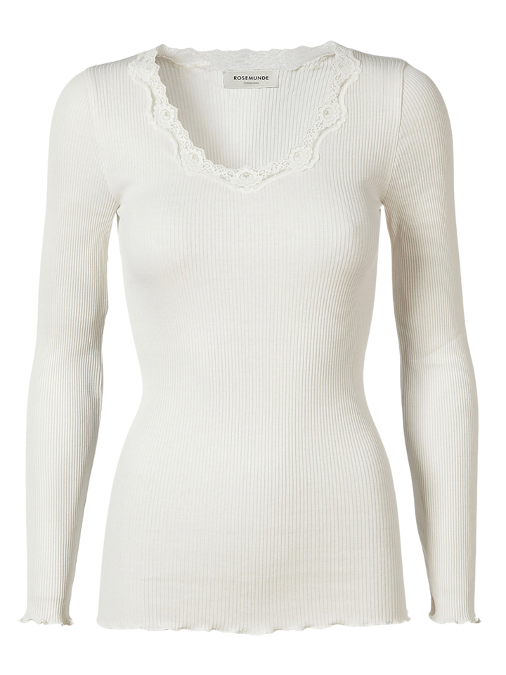 RWbabette LS U-neck Lace T-shirt