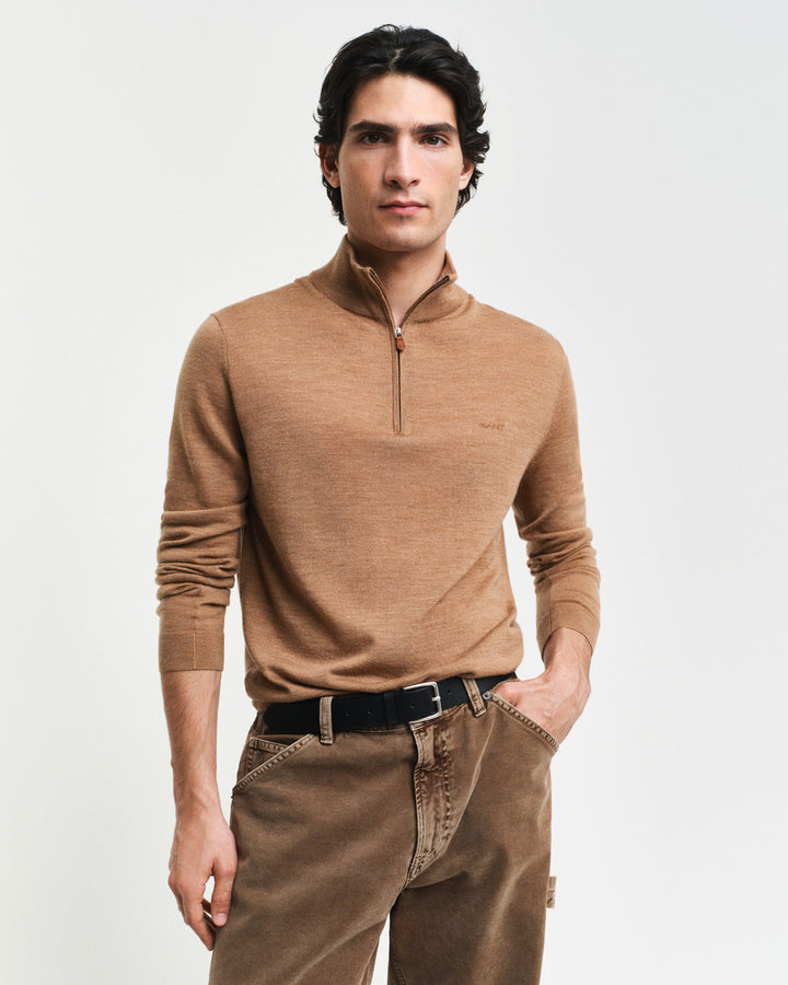 Ekstrafine Merino Wool Half-Zip