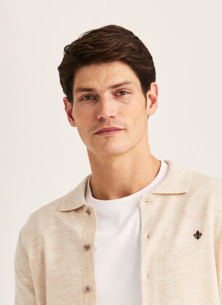 Merino Shirt Cardigan