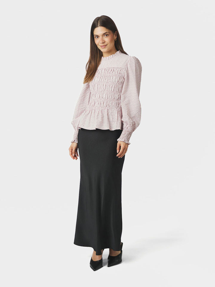 Possa Mini Check Blouse