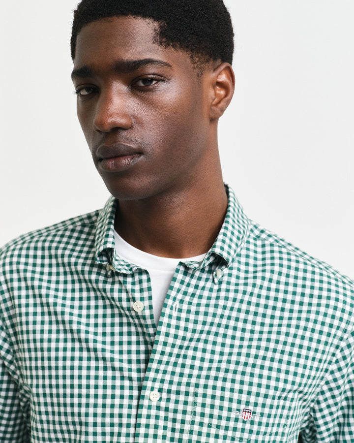 Reg Classic Poplin Gingham Shirt