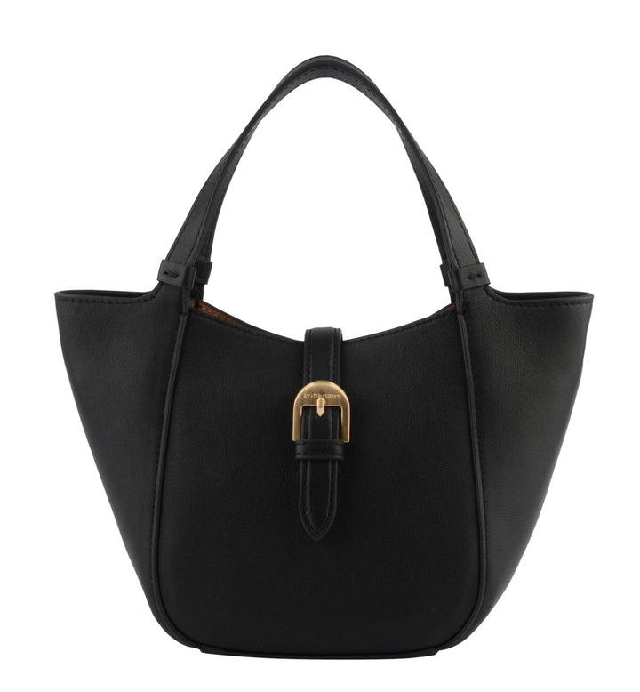 Cowhide leather convertible nano size shopper