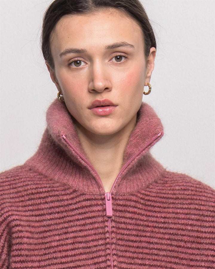 Suzy stripe mohair Cardigan