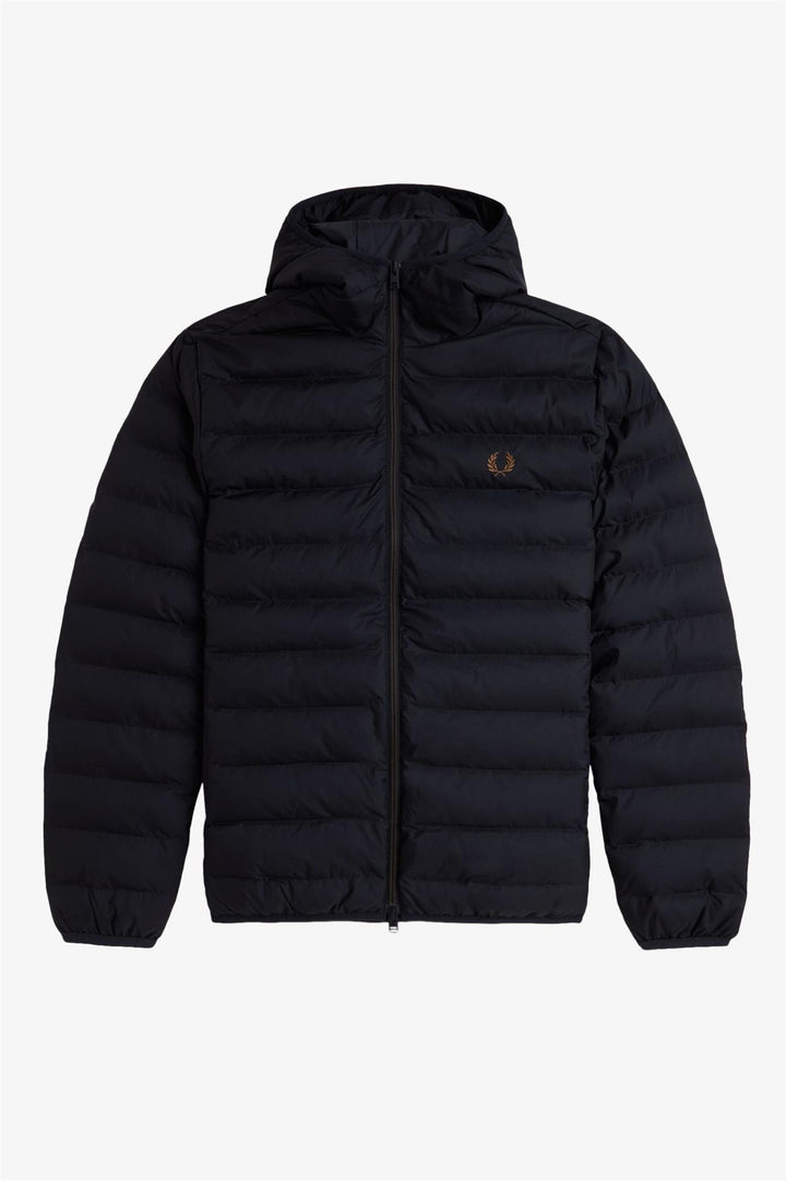 Hooded insulated jacket