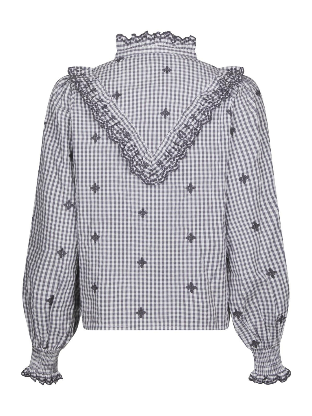 Degas Check Blouse