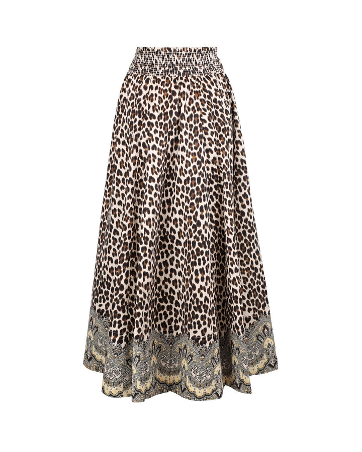 Taffeta maxi skirt