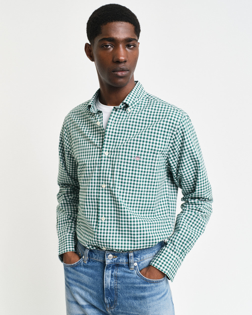 Reg Classic Poplin Gingham Shirt