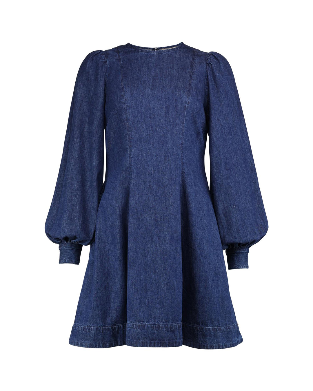 Denim fitted dress
