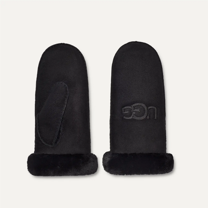 W Sheepskin Embroider Mitten