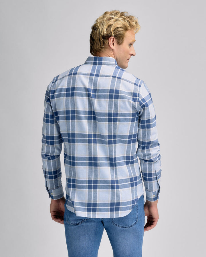 Big Check Blue Shirt R