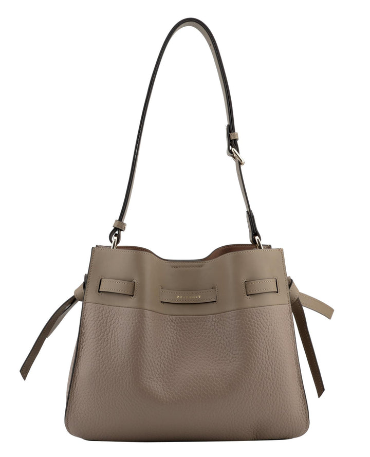 Pourchet Cowhide leather  Shoulder bag