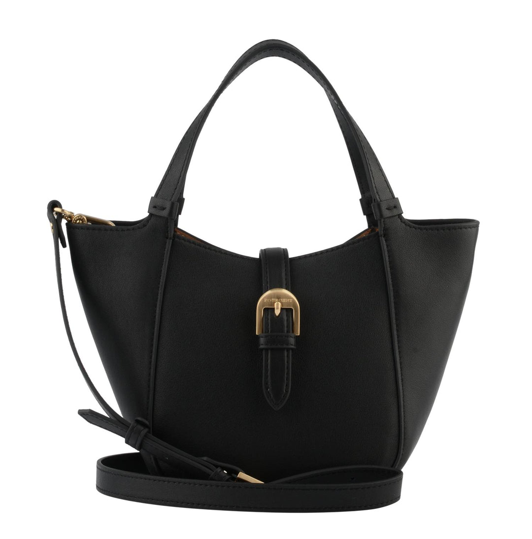 Cowhide leather convertible nano size shopper