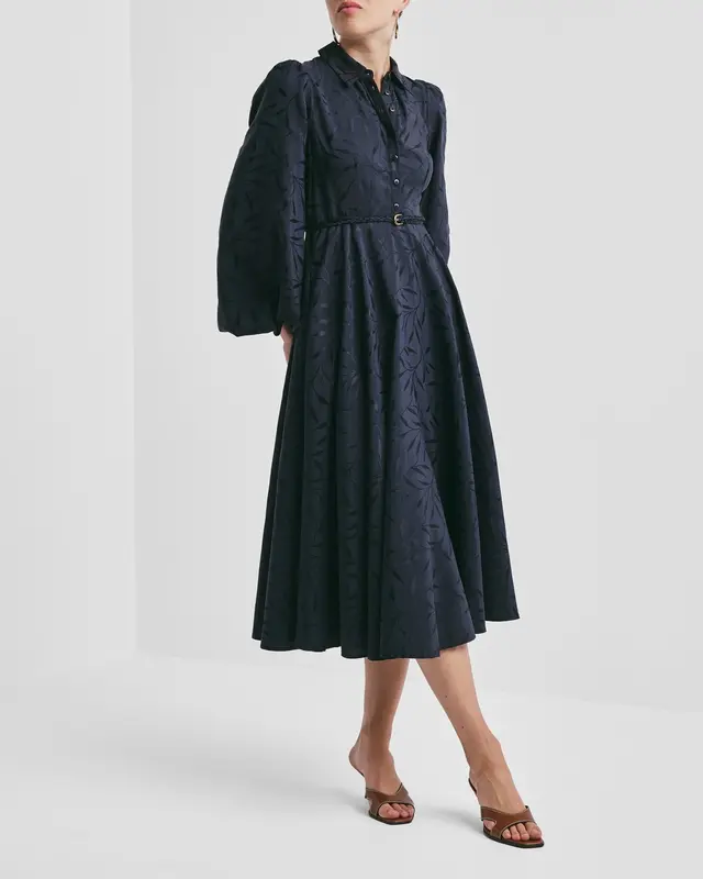 Jaquard Midi Dress
