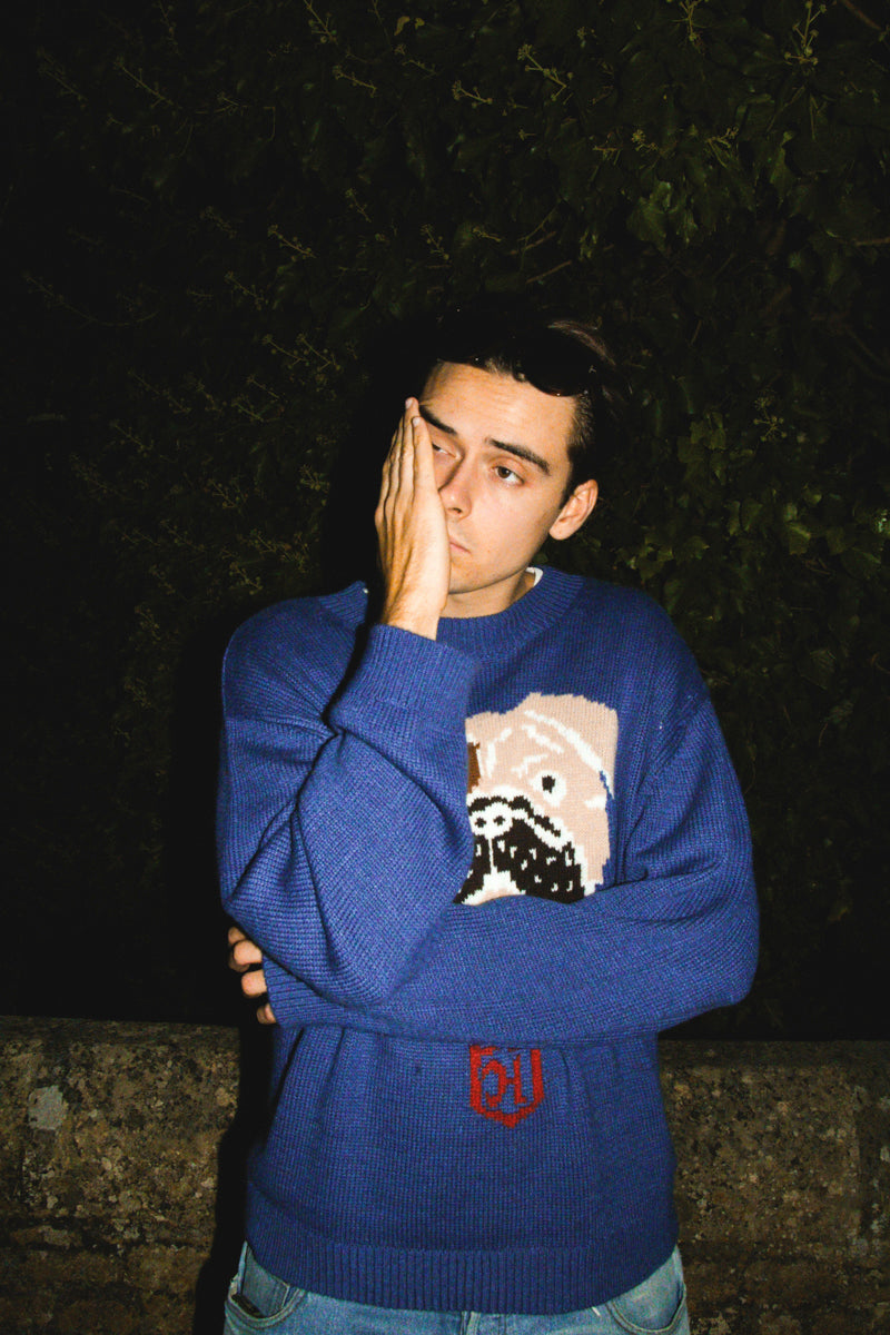 Bulldog Knit-Sweater