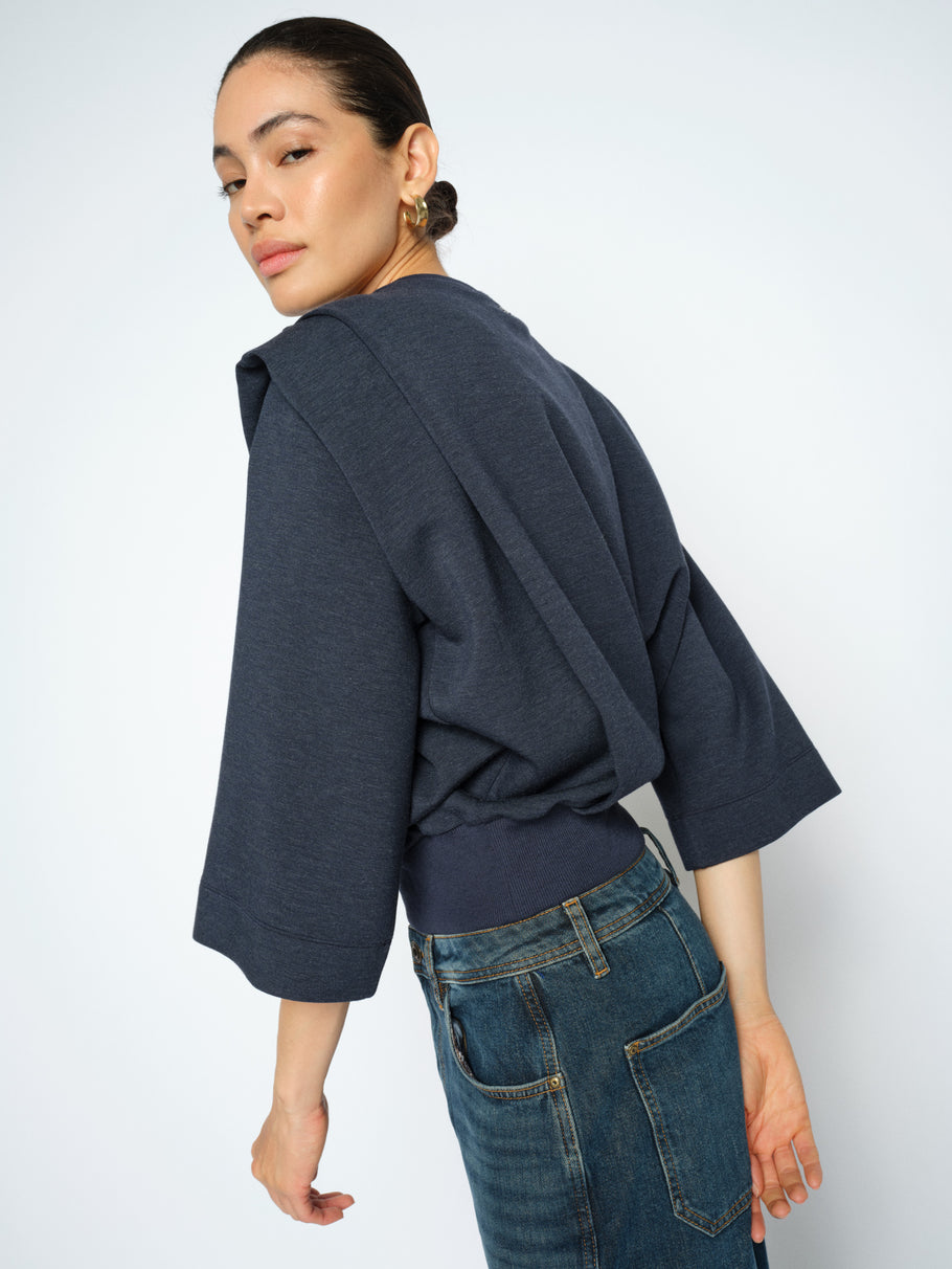 Mmmae O-3/4 Sleeve Sweatshirt