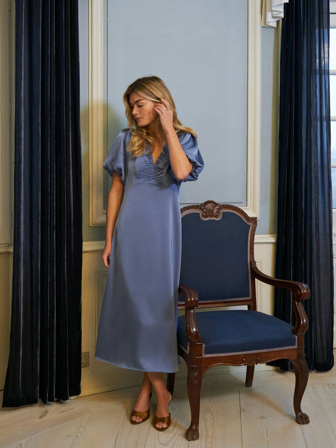 Illana Heavy Sateen Dress