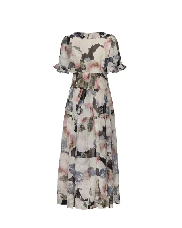 Organza Ruffle Dress