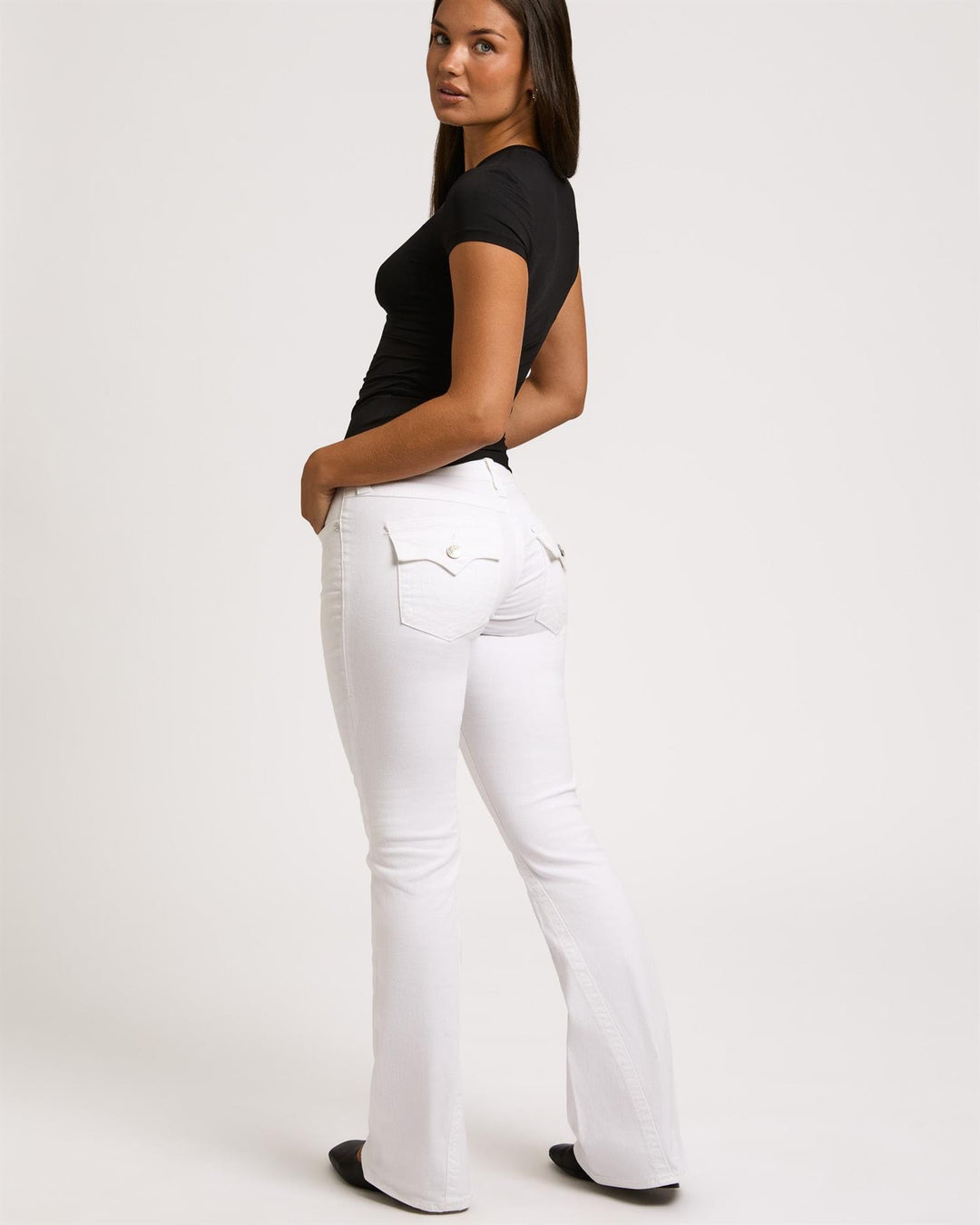 Joey Low Rise Flare Flap
