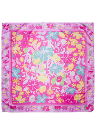 Skjerf glatt "hawaii" 70X70