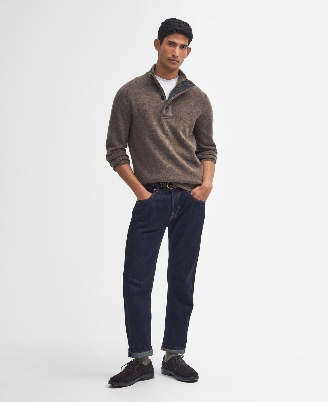 Barbour Essential Patch Half Zip Jumper