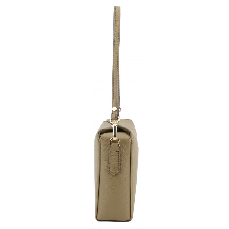 Grainy syntethic convertible clutch