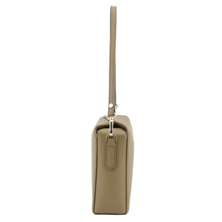 Grainy syntethic convertible clutch