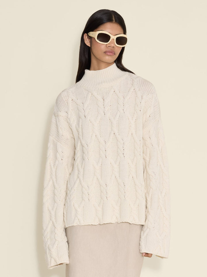 Chunky Cable Turtleneck