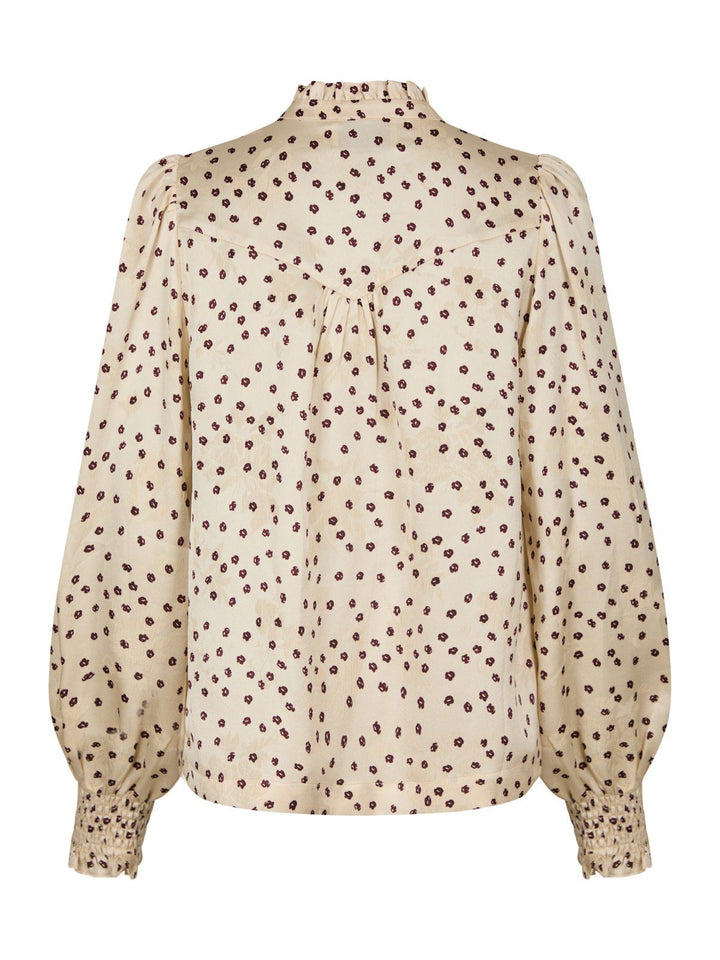 Astrida Flower Jacquard Blouse
