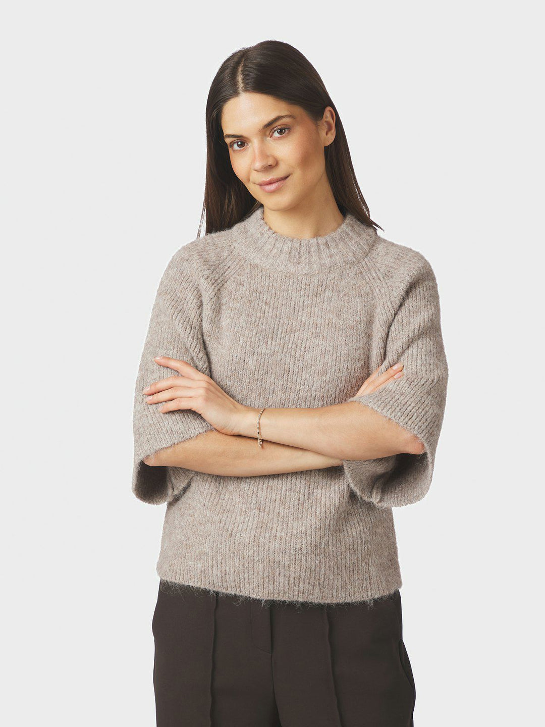 Bandi Fluffy Knit Blouse