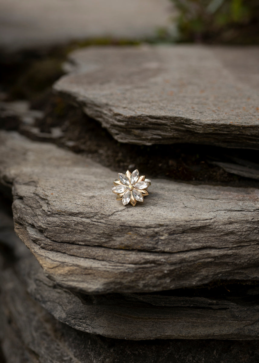 Skjorteknapp m/strass