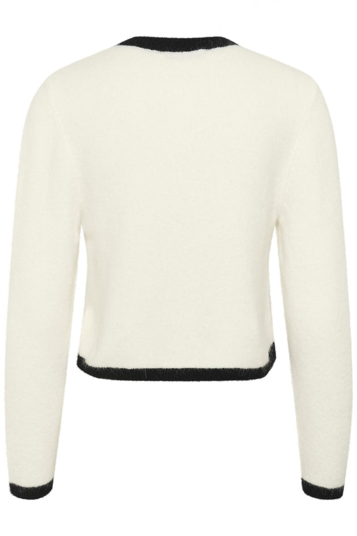 Gzalpha Ls Contrast Cardigan