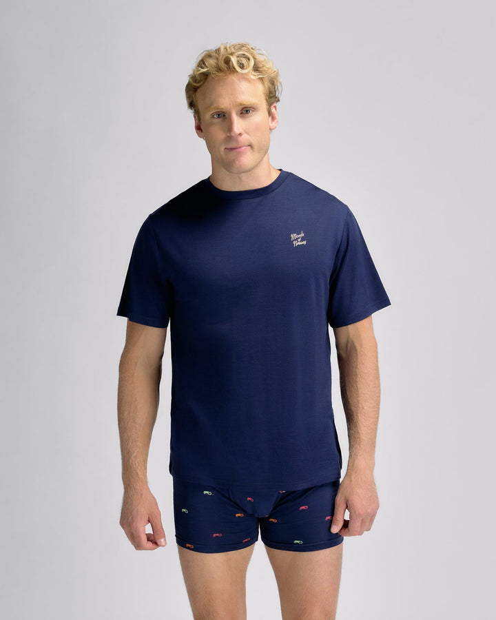 Wool Tee Navy