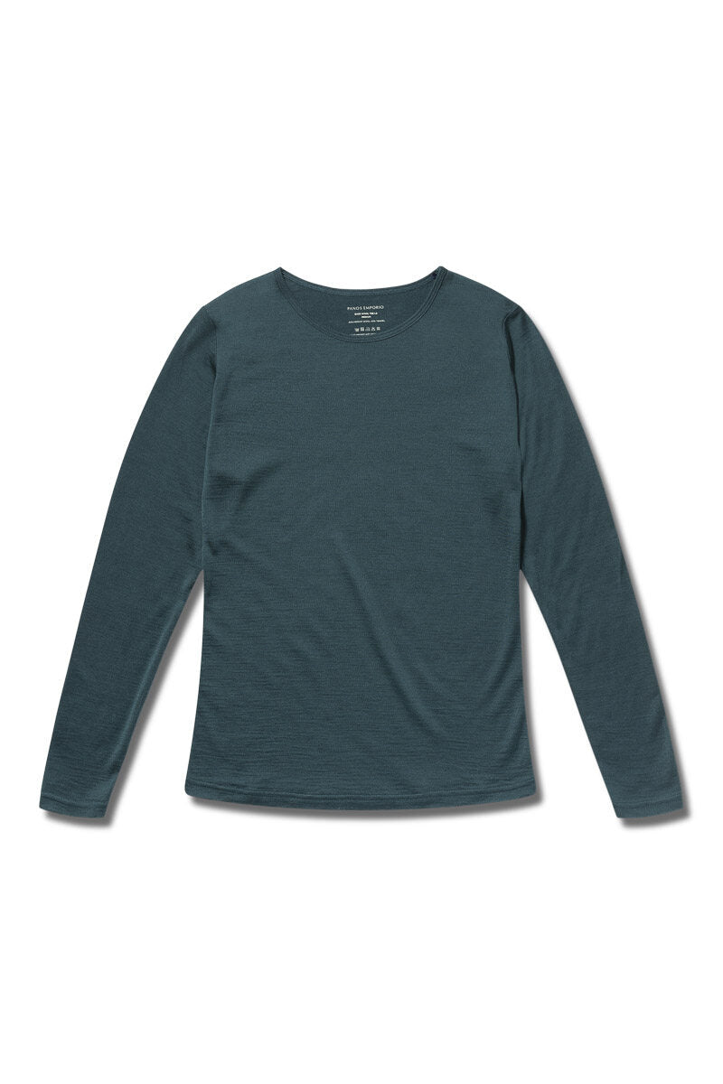 Panos Emporio PE wool tencel long sleeve