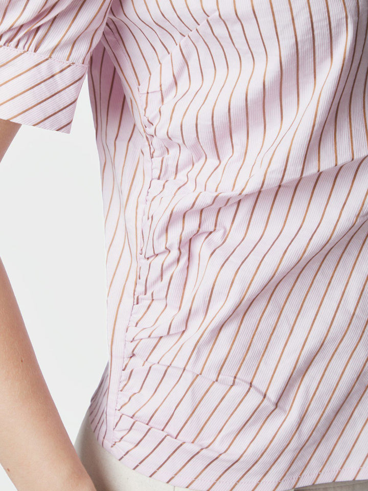 Frannie Structure Stripe Shirt