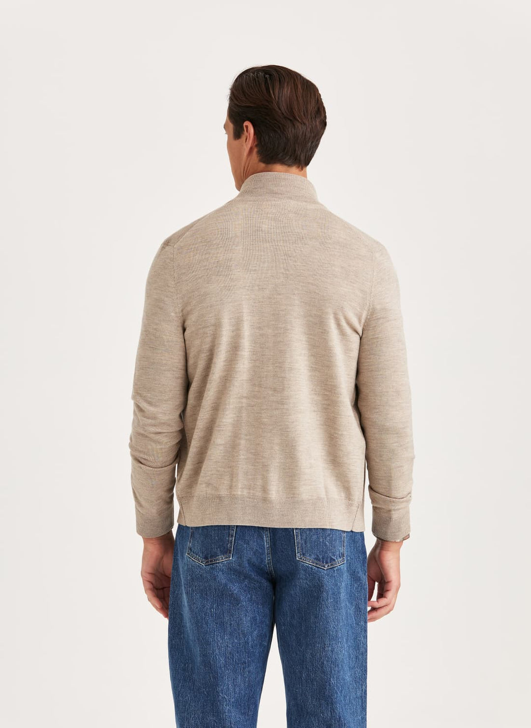 Merino Zip Cardigan
