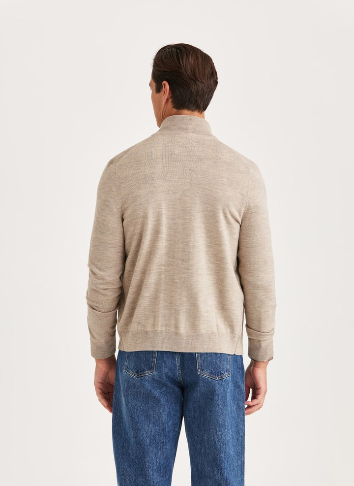 Merino Zip Cardigan
