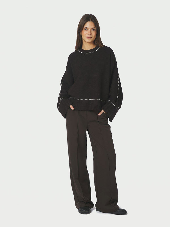 Roeme Knit Stitch Blouse