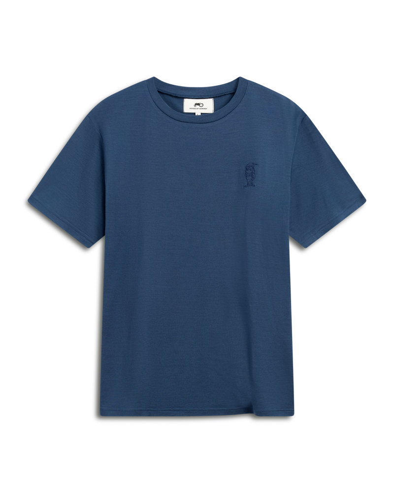 Wool Tee Blue
